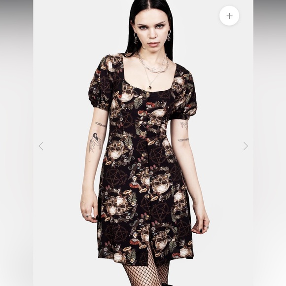Disturbia Goliath Puff Sleeve Mini Dress - Picture 3 of 3